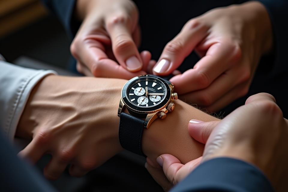 Custom Watch Fitting Prozess